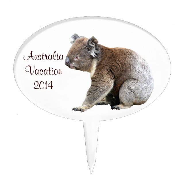 Koala Cake Topper (Front)