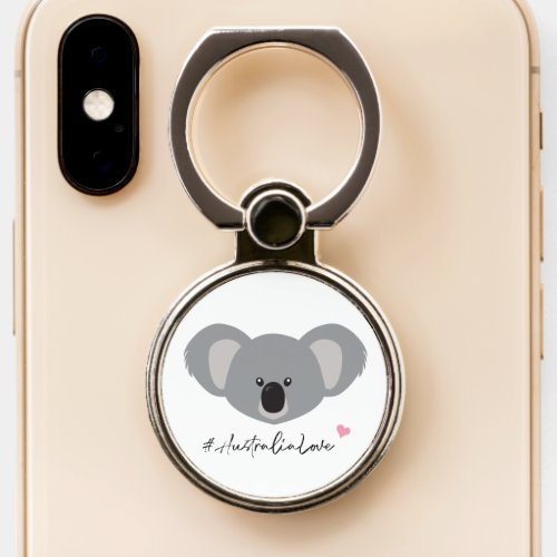 Koala Care AustraliaLove Charity Phone Ring Gri