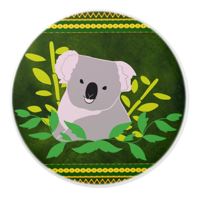 Koala Ceramic Knob (Front)
