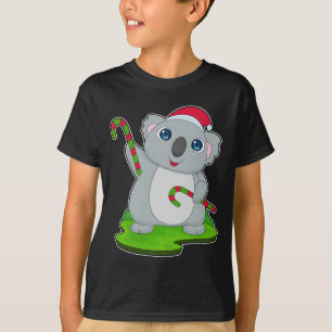 Koala Christmas Candy cane T-Shirt