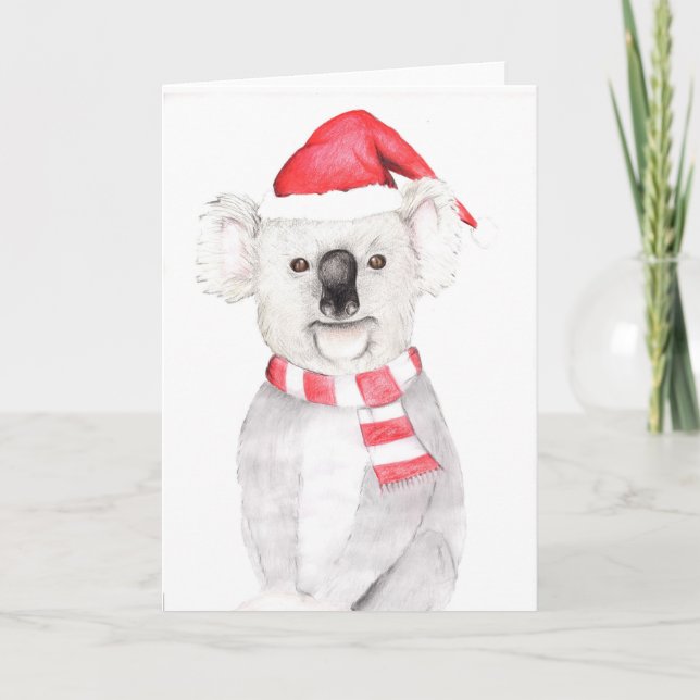 Koala Christmas Card (Front)