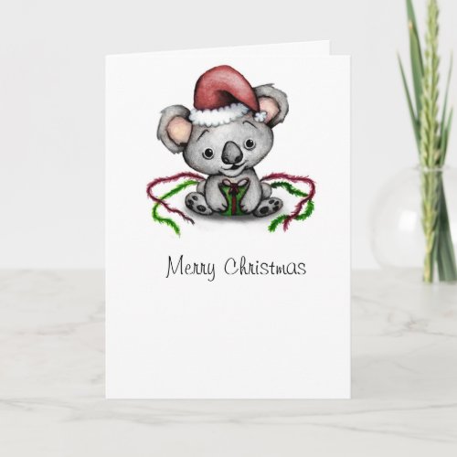 Koala Christmas Card