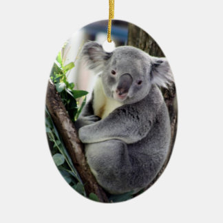 Koala Christmas Ceramic Ornament