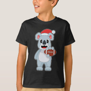 Koala Christmas Football T-Shirt