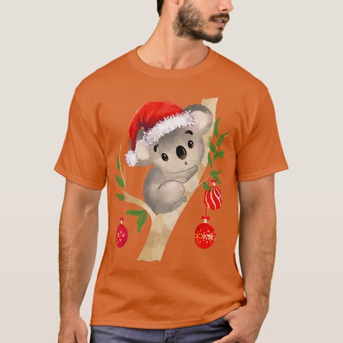 Koala christmas merry Christmas australian Christm T_Shirt