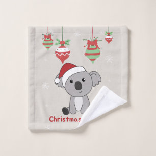 Koala Christmas Snow Winter Animals Koalas Wash Cl Cloth