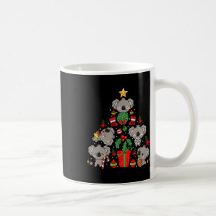 Koala Christmas Tree Cute Bear Coffee Mug