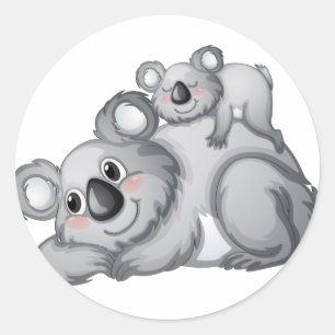 Koala Classic Round Sticker