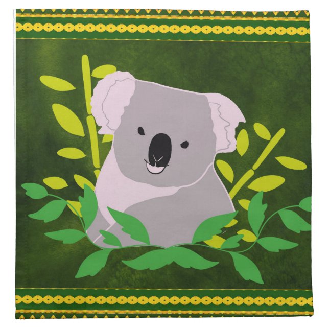 koala cloth napkin (Front)
