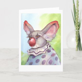 Koala Clown Card