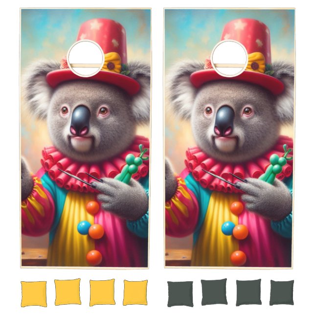 Koala Clown Cornhole Set (Set)