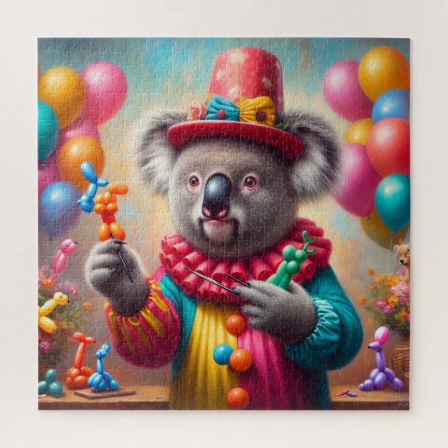 Koala Clown Jigsaw Puzzle (Vertical)