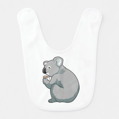 Koala Coffee Cup Baby Bib