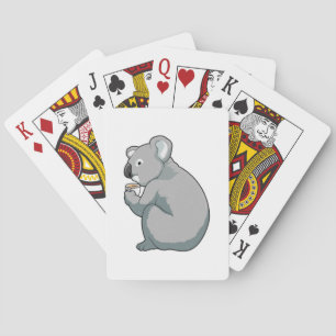 Koala Coffee Cup Poker Cards