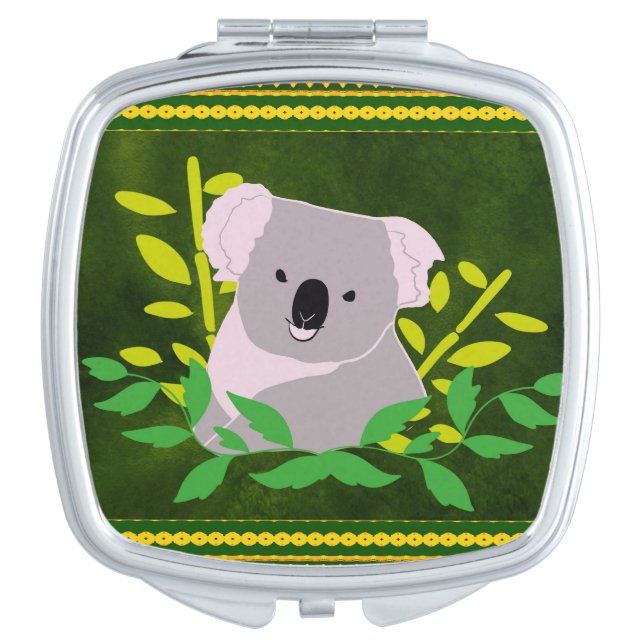 Koala Compact Mirror (Front)