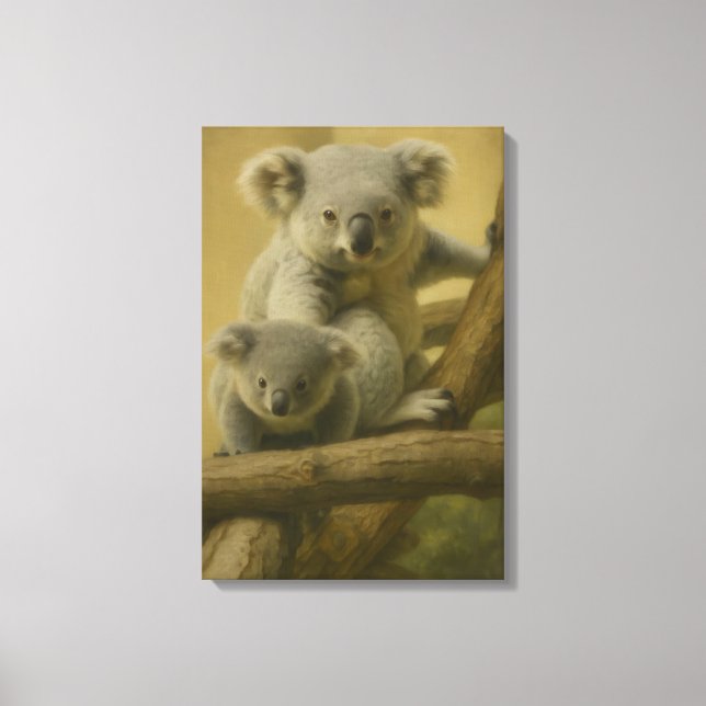 Koala Companions – Tender Wildlife Art Print (Front)