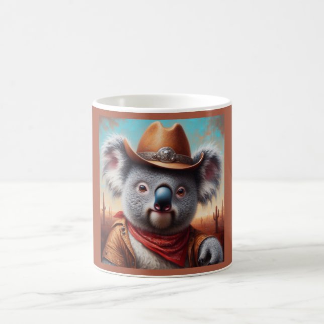 Koala Cowboy Coffee Mug (Center)