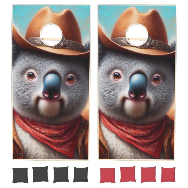 Koala Cowboy Cornhole Set (Set)