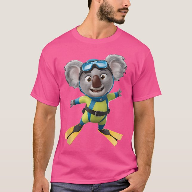 Koala Diving T-Shirt (Front)