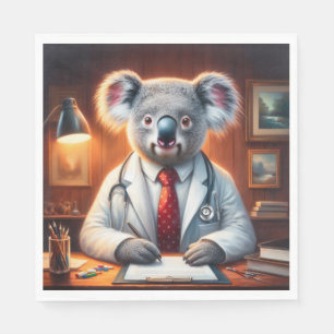 Koala Doctor Napkins