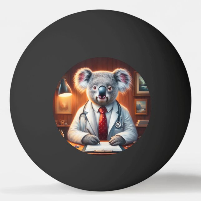 Koala Doctor Ping Pong Ball (Front)