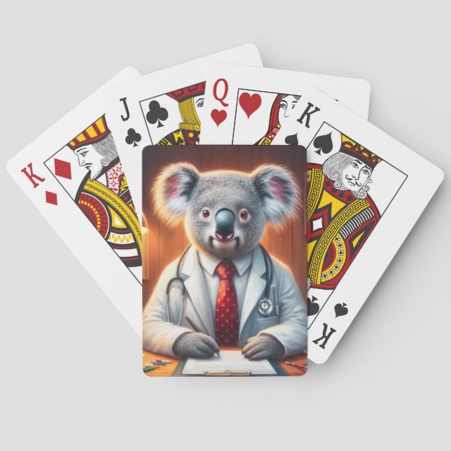 Koala Doctor Poker Cards (Back)