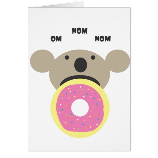 Koala Donut Diet Cards (Front)
