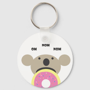 Koala Donut Diet Keychain