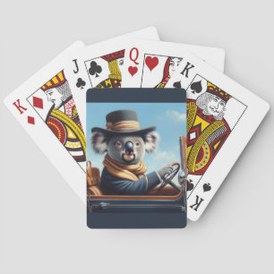 Koala Driving Poker Cards