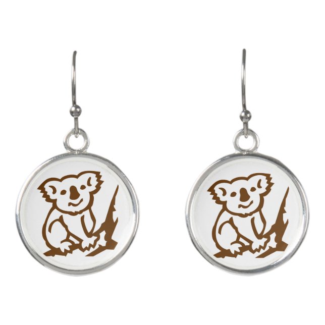 Koala Earrings (Front)