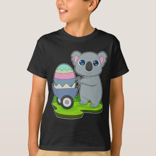 Koala Easter Easter egg Wheelbarrow T_Shirt