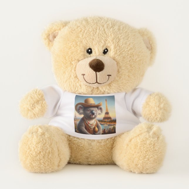 Koala Eiffel Tower Teddy Bear (Front)