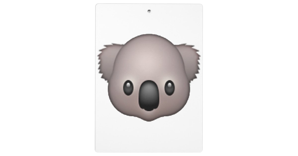 Koala Emoji Clipboard Zazzle