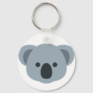 Koala emoji keychain