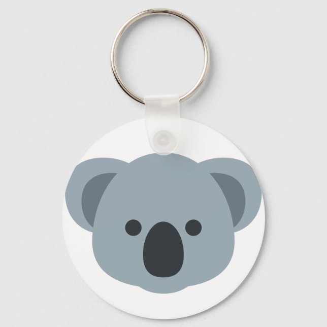 Koala emoji keychain (Front)