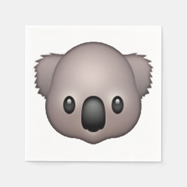 Koala - Emoji Napkins (Front)