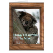 Koala - Energy Conservationist Extraordinaire! (Front)