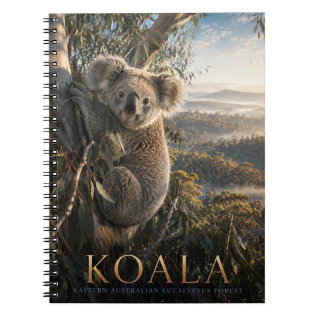 Koala Eucalyptus Forest ANIMALS Notebook (Front)