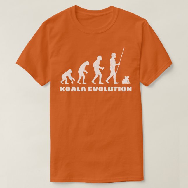 Koala Evolution T-Shirt (Design Front)