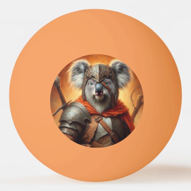 Koala Fantasy Warrior Ping Pong Ball (Front)