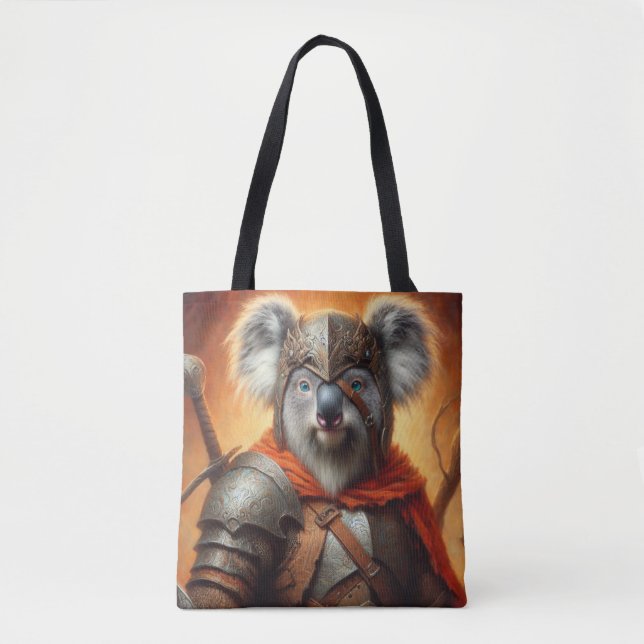 Koala Fantasy Warrior Tote Bag (Front)