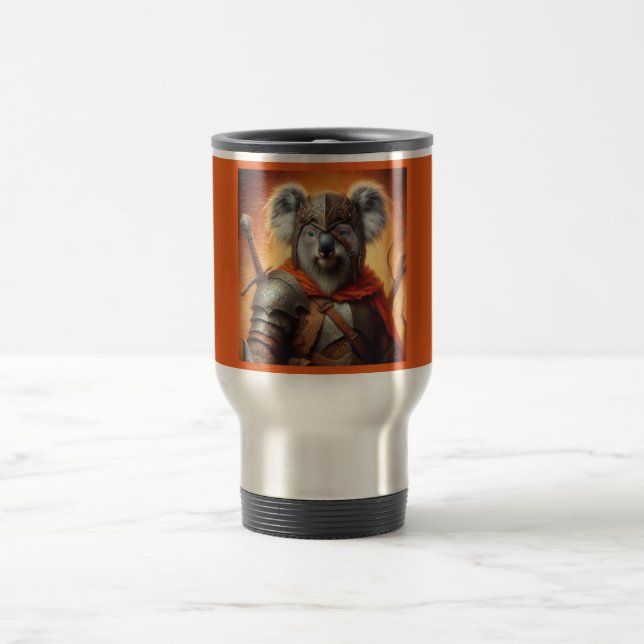 Koala Fantasy Warrior Travel Mug (Center)