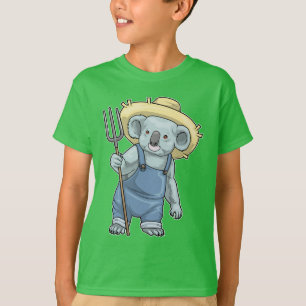Koala Farmer Pitchfork T-Shirt
