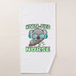 Koala-fied Nurse Bath Towel