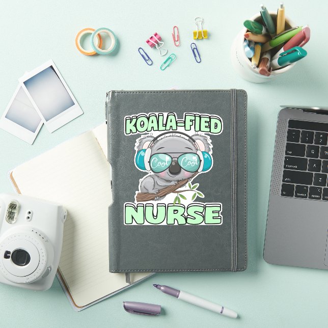 Koala-fied Nurse  Sticker (iPad Cover)
