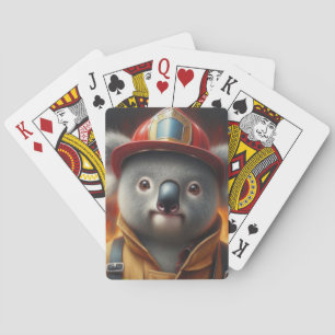 Koala Firefighter Poker Cards
