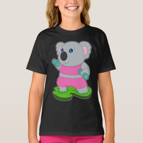 Koala Fitness Dumbbell T_Shirt