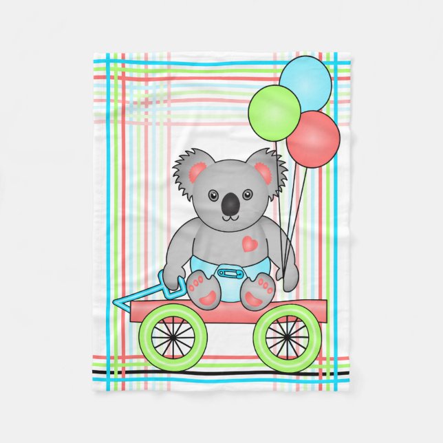 Koala Fleece Blanket (Front)