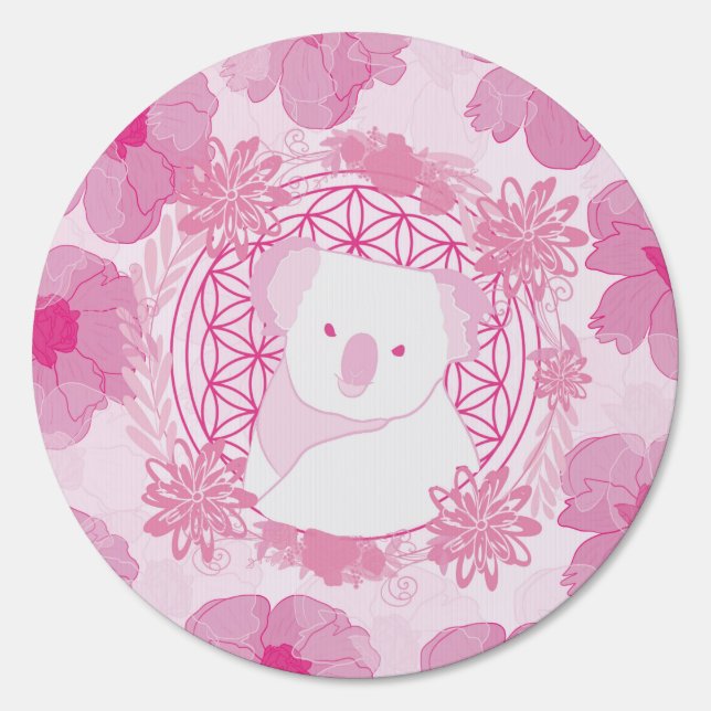 Koala Flower of life Sign (Front)