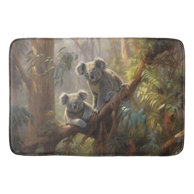 Koala Forest Dreams Bath Mat (Front)